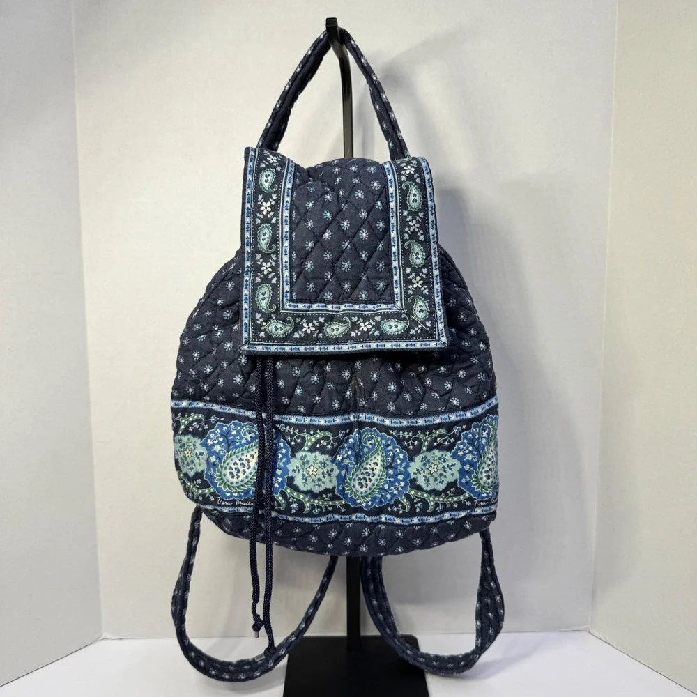 Vera Bradley | Bags | Vera Bradley Vtg Mimi Backpack Navy 
